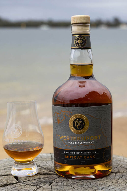 Westernport Single Malt Whisky - Muscat 700ml vertical v2